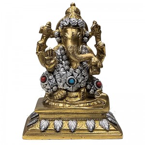Αγαλματίδιο Ganesh 14cm Ορειχάλκινο